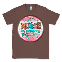 Chestnut nurse round earrings 2 Classic Tee - BundleAndBundleShop