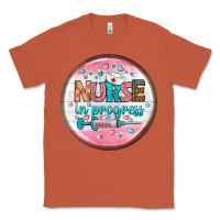 Copper nurse round earrings 2 Classic Tee - BundleAndBundleShop