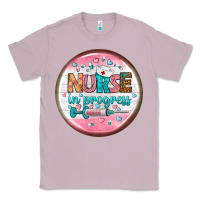 Lilac nurse round earrings 2 Classic Tee - BundleAndBundleShop