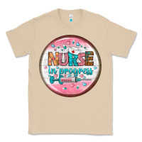 Mushroom nurse round earrings 2 Classic Tee - BundleAndBundleShop