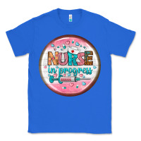 True Royal nurse round earrings 2 Classic Tee - BundleAndBundleShop