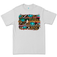 Dove Grey western background Premium Tee - RanaPortraitStore