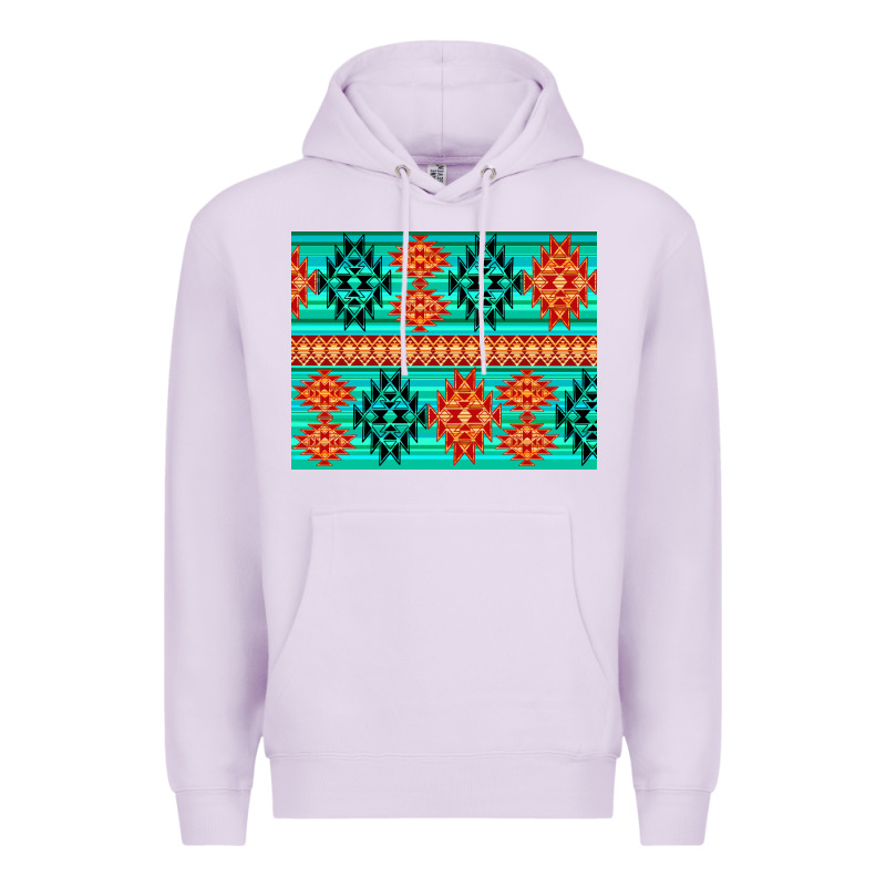 Aztec Pattern Background 3200x2400 Premium Hoodie by AdoDesignShop | Teevron