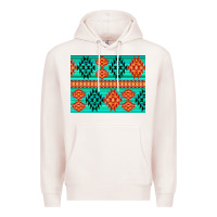 Pale Pink aztec pattern background 3200x2400 Premium Hoodie - AdoDesignShop