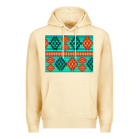 Pina Colada aztec pattern background 3200x2400 Premium Hoodie - AdoDesignShop