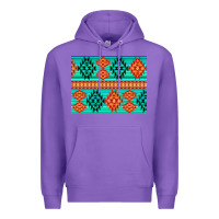 Purple aztec pattern background 3200x2400 Premium Hoodie - AdoDesignShop