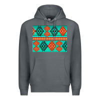Rock aztec pattern background 3200x2400 Premium Hoodie - AdoDesignShop