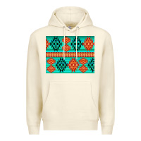 Sandshell aztec pattern background 3200x2400 Premium Hoodie - AdoDesignShop