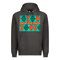 Smoke aztec pattern background 3200x2400 Premium Hoodie - AdoDesignShop