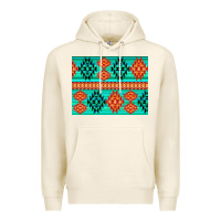 Tofu aztec pattern background 3200x2400 Premium Hoodie - AdoDesignShop