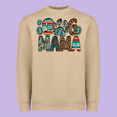 Dog Mama Heavyweight Sweatshirt Designed By Racoondesign