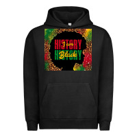 Pigment Black i am black history Urban Hoodie - TumblerDesignByShophia