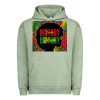 Pigment Oil Green i am black history Urban Hoodie - TumblerDesignByShophia