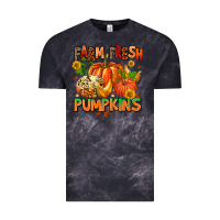 Cloud Black farm fresh pupkins Vintage Tee - AdoDesignShop