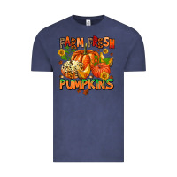 Vintage Denim farm fresh pupkins Vintage Tee - AdoDesignShop