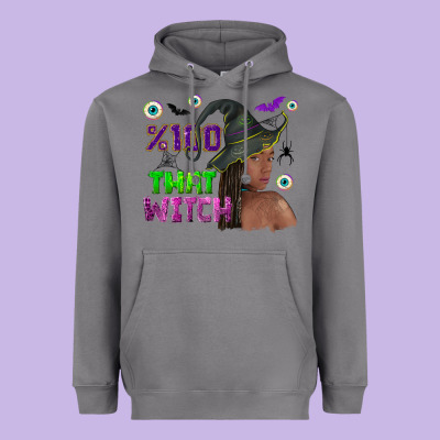 100 That Witch Heavyweight Hoodie Designed By Nancycooperartshop