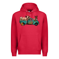Cardinal farm animals truck Premium Hoodie - Jasminsmagicworld