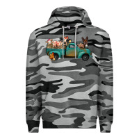 Slate Camo farm animals truck Premium Hoodie - Jasminsmagicworld