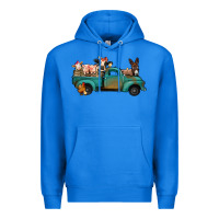 True Royal farm animals truck Premium Hoodie - Jasminsmagicworld