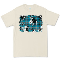 Bone winter plaid cowhide pattern background Premium Tee - RanaPortraitStore