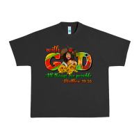 Pigment Black with god all things are possible juneteenth Urban Heavy Tee - AdoDesignShop
