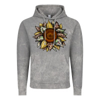 Cloud Rock sunflower camouflage and leopard 2 Vintage Hoodie - JahusDesignShop