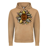 Vintage Camel sunflower camouflage and leopard 2 Vintage Hoodie - JahusDesignShop