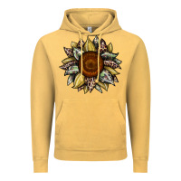 Vintage Mustard sunflower camouflage and leopard 2 Vintage Hoodie - JahusDesignShop