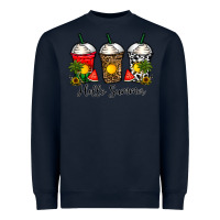Navy hello summer Heavyweight Sweatshirt - CowhideDigitalArt
