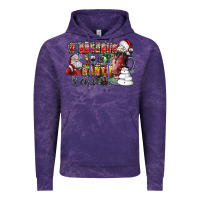 Cloud Purple I Believe In Santa And Coffee Vintage Hoodie - CowhideDigitalArt