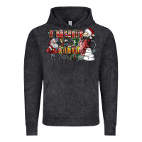 Vintage Black I Believe In Santa And Coffee Vintage Hoodie - CowhideDigitalArt