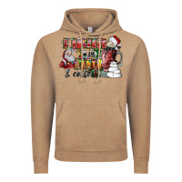 Vintage Coffee I Believe In Santa And Coffee Vintage Hoodie - CowhideDigitalArt