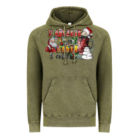 Vintage Olive I Believe In Santa And Coffee Vintage Hoodie - CowhideDigitalArt