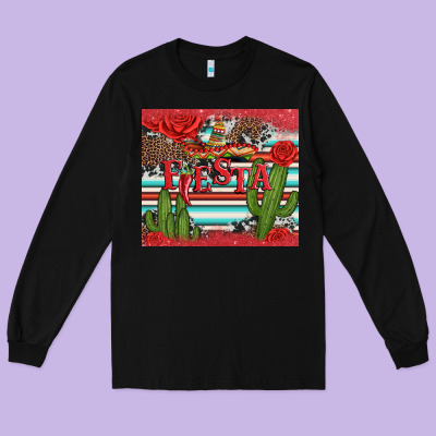Fiesta With Pepper Long Sleeve Tee Designed By Artiststas