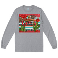 Heather Grey fiesta with pepper Long Sleeve Tee - Artiststas