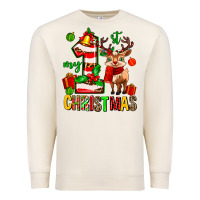Sandshell my first christmas reindeer Premium Sweatshirt - MaliasSmallBusiness