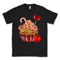 Black Christmas candy cupcake Classic Tee - AdoDesignShop