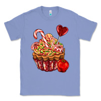 Colony Blue Christmas candy cupcake Classic Tee - AdoDesignShop