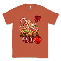 Copper Christmas candy cupcake Classic Tee - AdoDesignShop