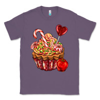 Lavender Christmas candy cupcake Classic Tee - AdoDesignShop