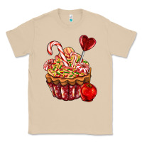 Mushroom Christmas candy cupcake Classic Tee - AdoDesignShop