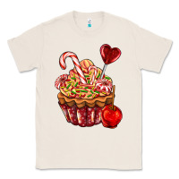Natural Christmas candy cupcake Classic Tee - AdoDesignShop