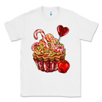 White Christmas candy cupcake Classic Tee - AdoDesignShop