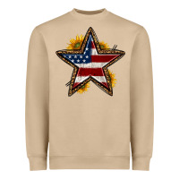 Mushroom western 4th of july star Heavyweight Sweatshirt - HRA Design Shop
