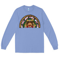 Colony Blue reindeer rainbow christmas Long Sleeve Tee - AdoDesignShop