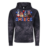 Cloud Black America gnomes 4th of July Vintage Hoodie - CowGirlArtShop