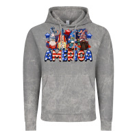 Cloud Rock America gnomes 4th of July Vintage Hoodie - CowGirlArtShop