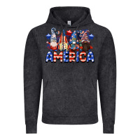 Vintage Black America gnomes 4th of July Vintage Hoodie - CowGirlArtShop
