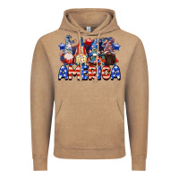 Vintage Coffee America gnomes 4th of July Vintage Hoodie - CowGirlArtShop