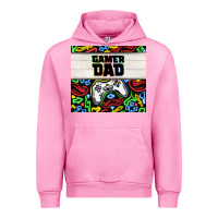 Fuchsia Pink gamer dad Urban Hoodie - TumblerDesignByShophia